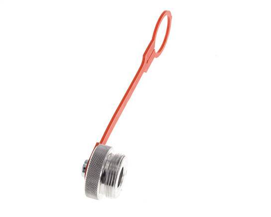 Tapa de protección contra el polvo de aluminio NPT 3/8" para el enchufe de acoplamiento