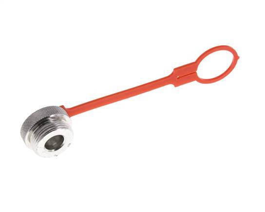 Tapa de protección contra el polvo de aluminio NPT 3/8" para el enchufe de acoplamiento