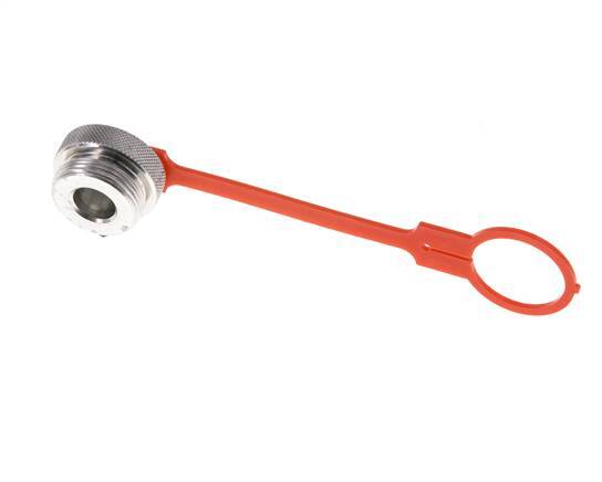 Tapa de protección contra el polvo de aluminio NPT 3/8" para el enchufe de acoplamiento