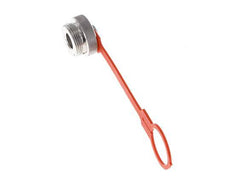 Tapa de protección contra el polvo de aluminio NPT 3/8" para el enchufe de acoplamiento