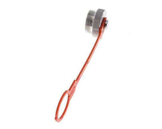 Tapa de protección contra el polvo de aluminio NPT 3/8" para el enchufe de acoplamiento