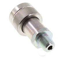 Acero DN 6.3 Acoplamiento hidráulico Enchufe 1/4 pulgada rosca NPT macho ISO 14540 D 15.9 mm