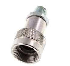Acero DN 6.3 Acoplamiento hidráulico Enchufe 1/4 pulgada rosca NPT macho ISO 14540 D 15.9 mm
