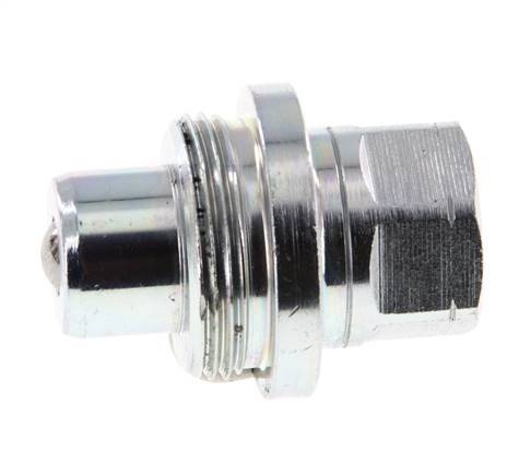 Acero DN 6.3 Acoplamiento hidráulico Enchufe de 1/4 de pulgada hembra NPT Rosca ISO 14540 D 15,9 mm