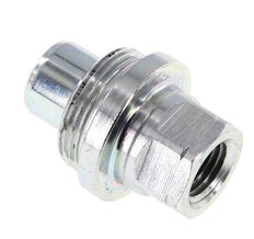 Acero DN 6.3 Acoplamiento hidráulico Enchufe de 1/4 de pulgada hembra NPT Rosca ISO 14540 D 15,9 mm