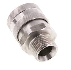 Acoplamiento de acero inoxidable DN 12 para pistola pulverizadora con rosca hembra de 1/2 pulgada
