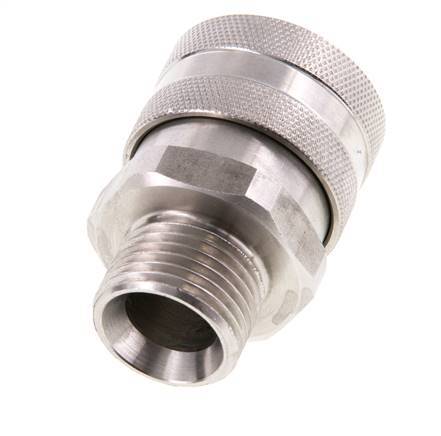 Acoplamiento de acero inoxidable DN 12 para pistola pulverizadora con rosca hembra de 1/2 pulgada