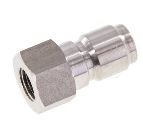 Acoplamiento de acero inoxidable DN 12 para el enchufe de la pistola pulverizadora G 1/4 pulgadas rosca macho