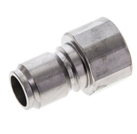 Acoplamiento de acero inoxidable DN 12 para el enchufe de la pistola pulverizadora G 3/8 pulgadas rosca macho