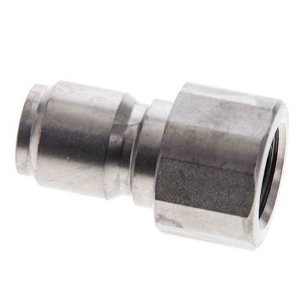 Acoplamiento de acero inoxidable DN 12 para el enchufe de la pistola pulverizadora G 3/8 pulgadas rosca macho