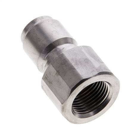 Acoplamiento de acero inoxidable DN 12 para el enchufe de la pistola pulverizadora G 3/8 pulgadas rosca macho