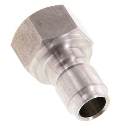 Acoplamiento de acero inoxidable DN 12 para el enchufe de la pistola pulverizadora G 1/2 pulgadas rosca macho