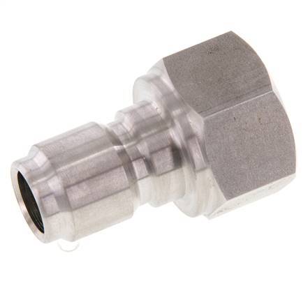 Acoplamiento de acero inoxidable DN 12 para el enchufe de la pistola pulverizadora G 1/2 pulgadas rosca macho