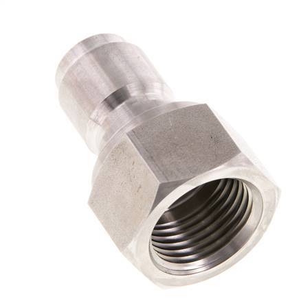 Acoplamiento de acero inoxidable DN 12 para el enchufe de la pistola pulverizadora G 1/2 pulgadas rosca macho