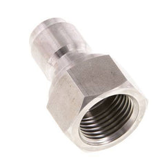 Acoplamiento de acero inoxidable DN 12 para el enchufe de la pistola pulverizadora G 1/2 pulgadas rosca macho