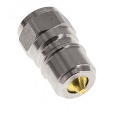 Acoplamiento de acero inoxidable DN 10 para enchufe de lavadora G 3/8 pulgadas rosca macho doble cierre
