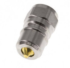 Acoplamiento de acero inoxidable DN 10 para enchufe de lavadora G 3/8 pulgadas rosca macho doble cierre
