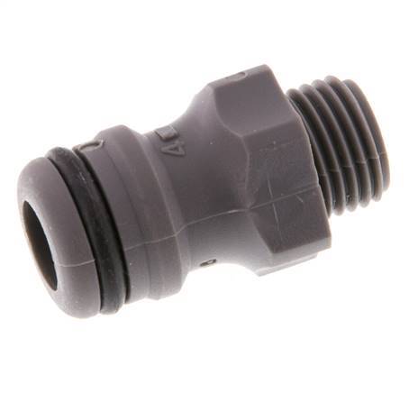 1/4'' Racor de plástico para manguera de jardín macho GARDENA