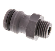 1/4'' Racor de plástico para manguera de jardín macho GARDENA