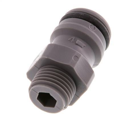 1/4'' Racor de plástico para manguera de jardín macho GARDENA