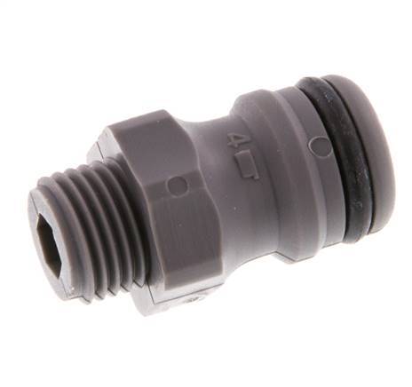 1/4'' Racor de plástico para manguera de jardín macho GARDENA