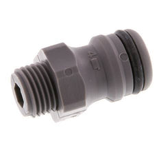 1/4'' Racor de plástico para manguera de jardín macho GARDENA