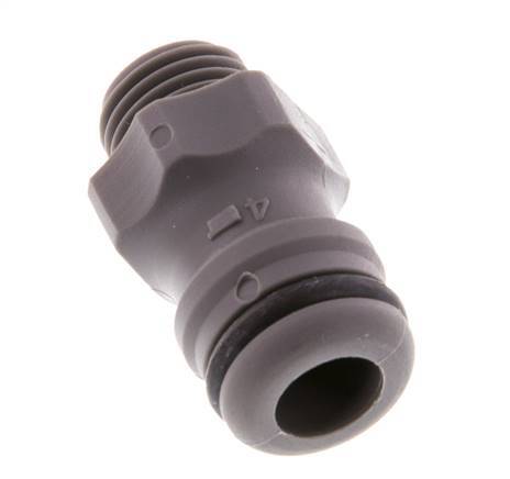 1/4'' Racor de plástico para manguera de jardín macho GARDENA