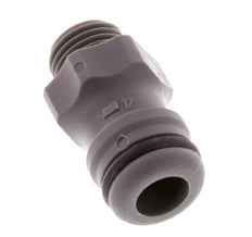 1/4'' Racor de plástico para manguera de jardín macho GARDENA