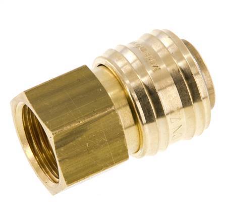 Acoplamiento de aire de latón DN 7.2 (Euro) Enchufe G 1/2 pulgada hembra FKM