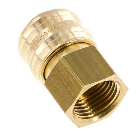 Acoplamiento de aire de latón DN 7.2 (Euro) Enchufe G 1/2 pulgada hembra FKM