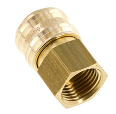 Acoplamiento de aire de latón DN 7.2 (Euro) Enchufe G 1/2 pulgada hembra FKM