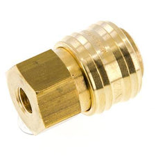 Acoplamiento de aire de latón DN 7.2 (Euro) Enchufe G 1/8 pulgadas Hembra FKM