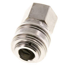Latón niquelado DN 7.2 (Euro) Acoplamiento de aire Enchufe G 3/8 pulgadas Hembra FKM