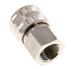 Latón niquelado DN 7.2 (Euro) Acoplamiento de aire Enchufe G 3/8 pulgadas Hembra FKM