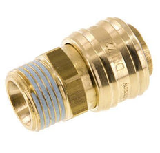 Latón DN 7.2 (Euro) Racor de acoplamiento de aire G 1/2 pulgada Macho FKM