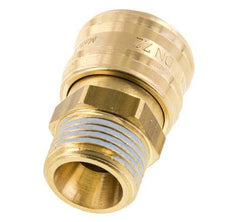 Latón DN 7.2 (Euro) Racor de acoplamiento de aire G 1/2 pulgada Macho FKM