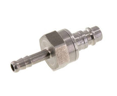 Enchufe de acero inoxidable DN 7.2 (Euro) para acoplamiento de aire 6 mm pilar de manguera doble cierre