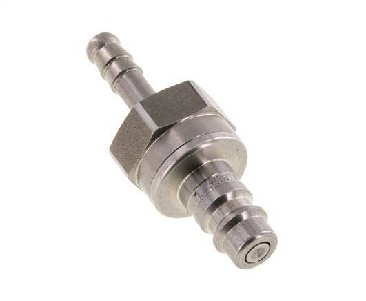 Enchufe de acero inoxidable DN 7.2 (Euro) para acoplamiento de aire 6 mm pilar de manguera doble cierre