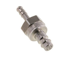 Enchufe de acero inoxidable DN 7.2 (Euro) para acoplamiento de aire 6 mm pilar de manguera doble cierre