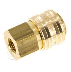 Acoplamiento de aire de latón DN 7.2 (Euro) Enchufe G 1/4 pulgada hembra FKM