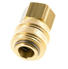 Acoplamiento de aire de latón DN 7.2 (Euro) Enchufe G 1/4 pulgada hembra FKM
