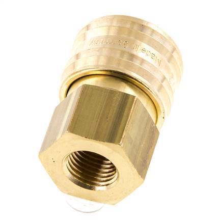 Acoplamiento de aire de latón DN 7.2 (Euro) Enchufe G 1/4 pulgada hembra FKM