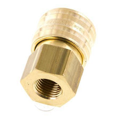 Acoplamiento de aire de latón DN 7.2 (Euro) Enchufe G 1/4 pulgada hembra FKM