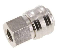 Latón niquelado DN 7.2 (Euro) Acoplamiento de aire Enchufe G 1/4 pulgada Hembra FKM