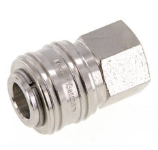 Latón niquelado DN 7.2 (Euro) Acoplamiento de aire Enchufe G 1/4 pulgada Hembra FKM