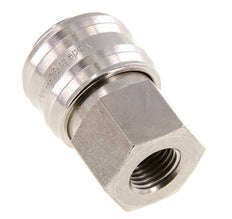 Latón niquelado DN 7.2 (Euro) Acoplamiento de aire Enchufe G 1/4 pulgada Hembra FKM