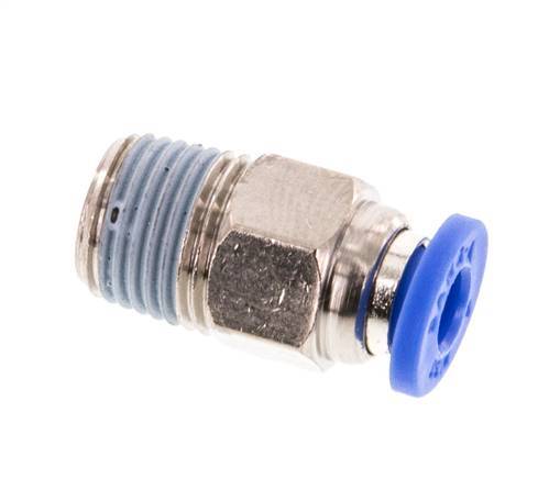 Racor de 4mm x R1/8'' con rosca macho Latón/PA 66 NBR [5 Piezas]