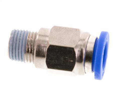 Racor de 8mm x R1/8'' con rosca macho Latón/PA 66 NBR [5 Piezas]