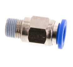 Racor de 8mm x R1/8'' con rosca macho Latón/PA 66 NBR [5 Piezas]