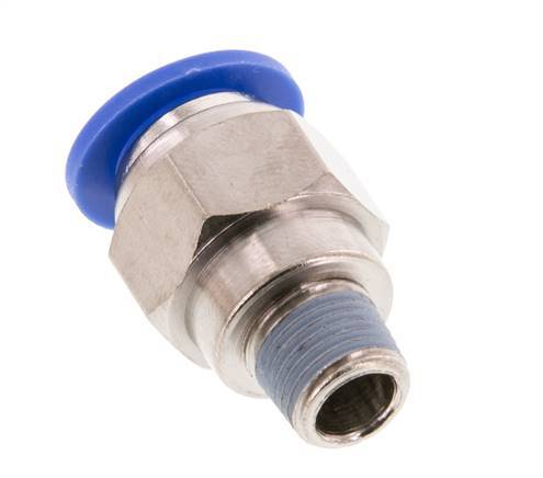 Racor de 10mm x R1/8'' con rosca macho Latón/PA 66 NBR [2 Piezas]
